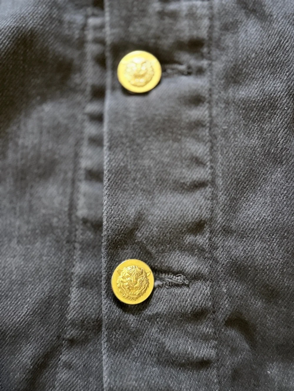 Aviator Nation NEED FOR SPEED OVERSIZED CROP DENIM JACKET - VINTAGE BLACK - Picture 8 of 9